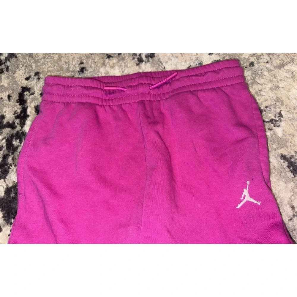 Jordan Pink Youth Girls XL (14-15 Yrs) Fleece Pants